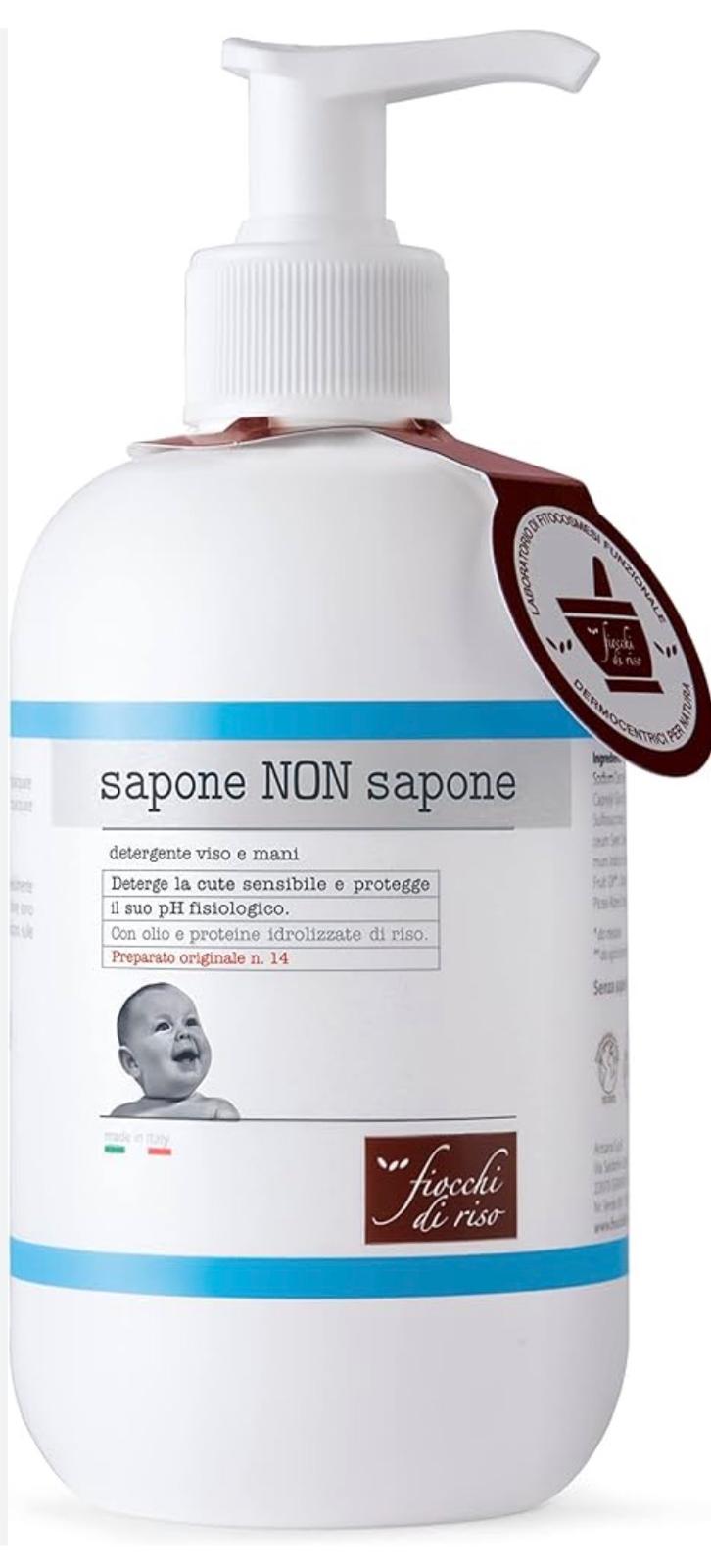 Fiocchi di Riso Sapone NON Sapone – Detergente Viso e Mani Neonato