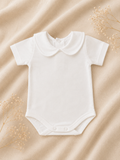 Body Bianco Manica Corta – Colletto