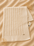 Copertina Neonato in Filo Bianco Traforato — Condor