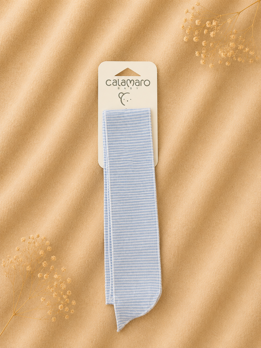 Calamaro Baby Fascia Capelli Azzurra a Righe