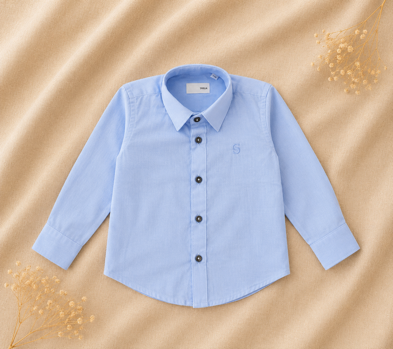 Camicia Azzurra Manica Lunga