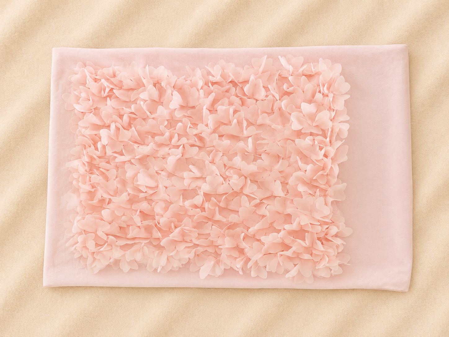 Coperta sacco Prima Nascita con Fiori Rosa in Scatola