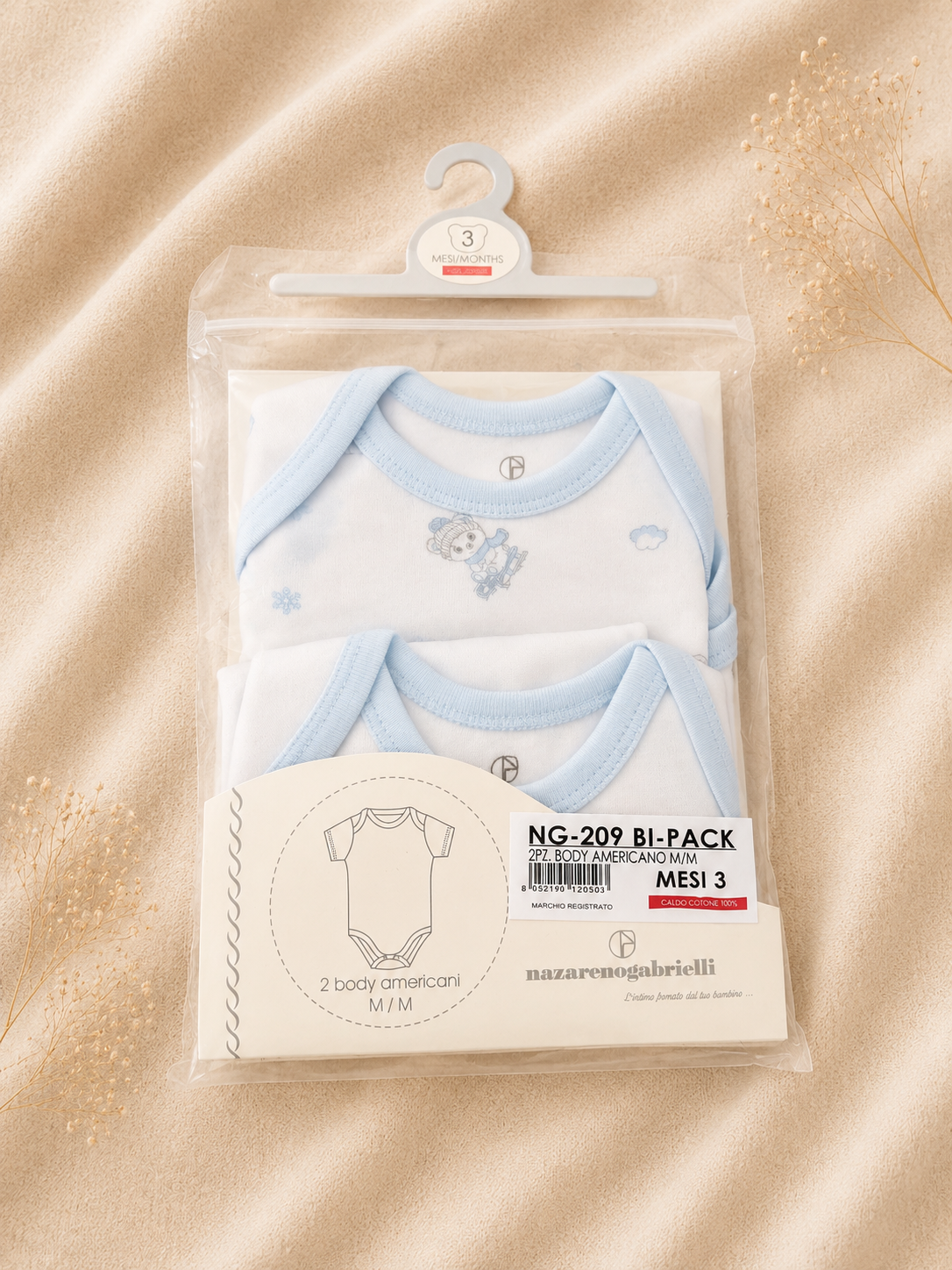 Bi-Pack 2 Body  Nazareno Gabrielli – azzurro