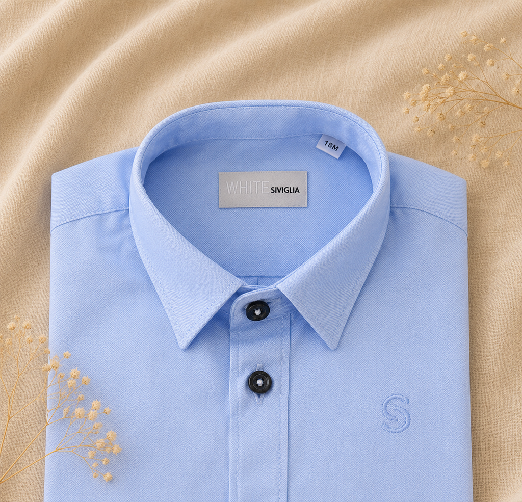 Camicia Azzurra Manica Lunga