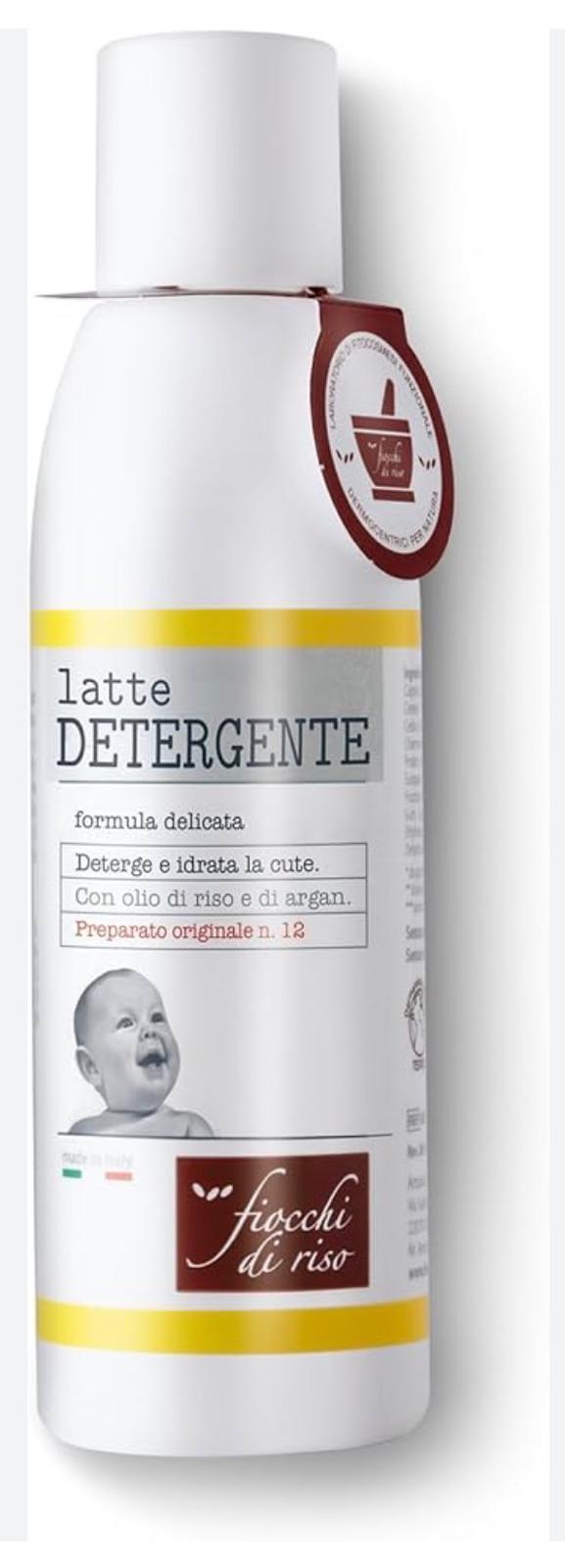 Fiocchi di Riso Latte Detergente – Con Olio di Riso e Argan