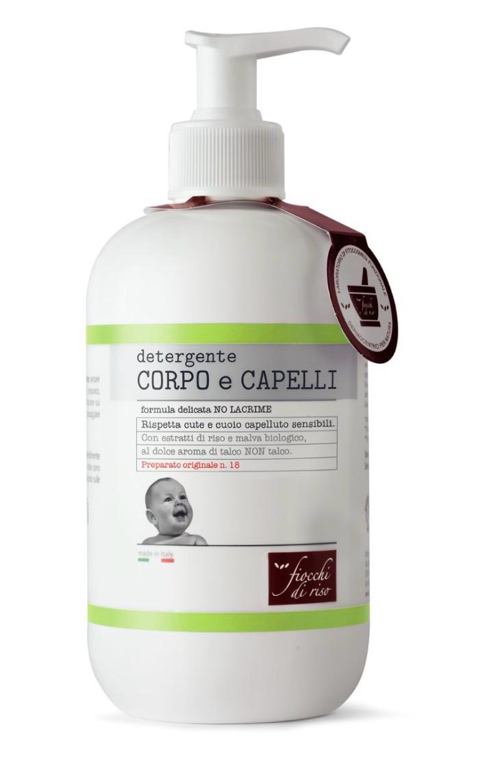 Fiocchi di Riso Detergente Corpo e Capelli – Formula NO LACRIME