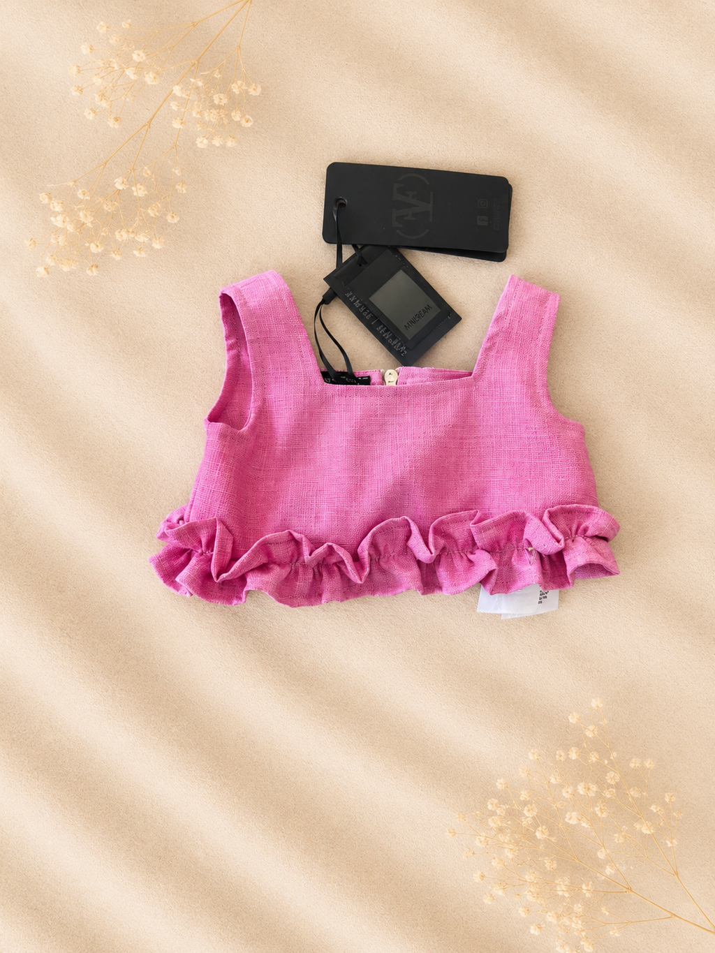 Completo Top e Pantaloncino Rosa Delicato Fun&Fun