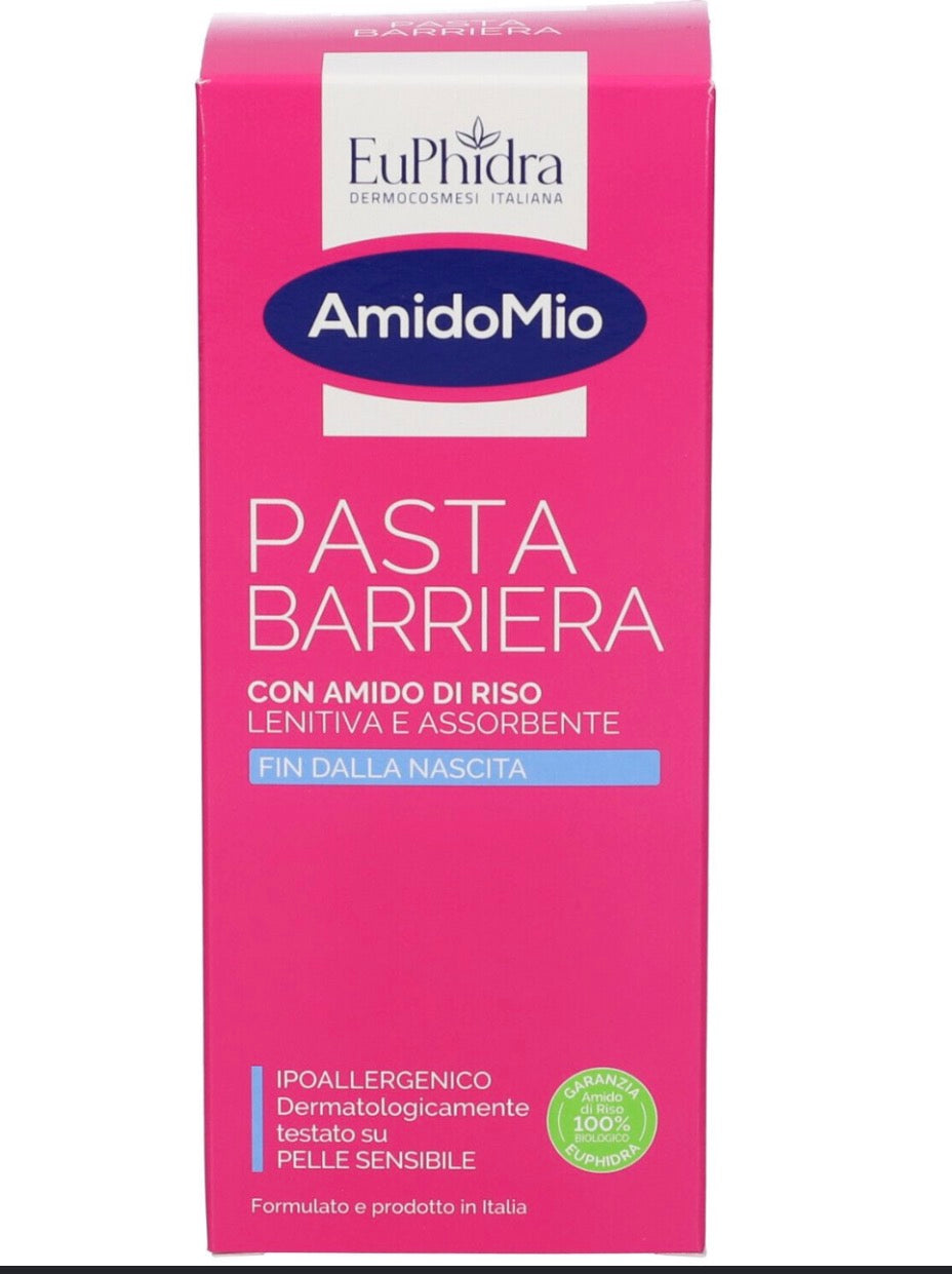 EuPhidra AmidoMio Pasta Barriera – Con Amido di Riso, Lenitiva e Assorbente (dalla nascita)