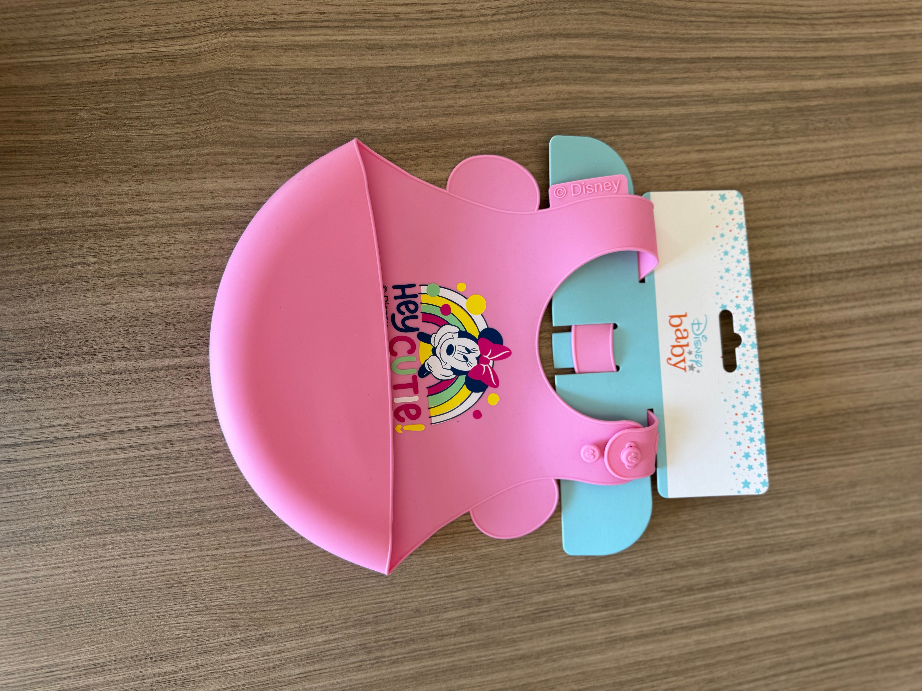Disney Baby Bavetta Piccola In 100% Silicone Con Stampa Disney