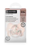 Suavinex Selection Wonder Butterfly Ciuccio Silicone Rosa 0-6 Mesi