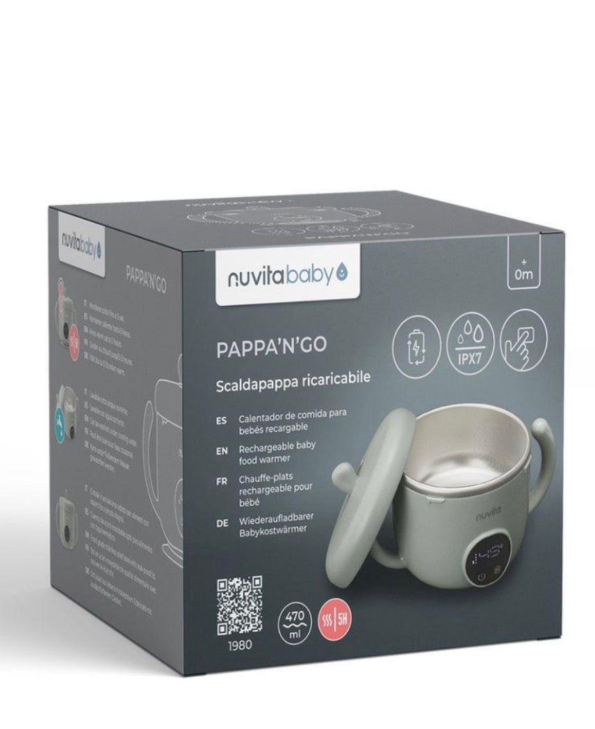 Nuvita Pappa'N'Go – Scaldapappa Ricaricabile Portatile