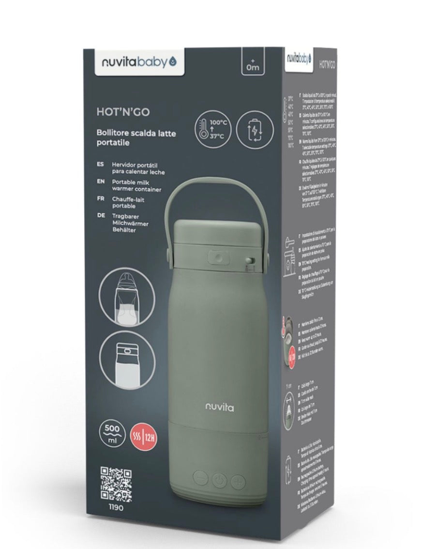 Nuvita Baby Hot'N'Go – Bollitore Scalda Latte Portatile 500ml