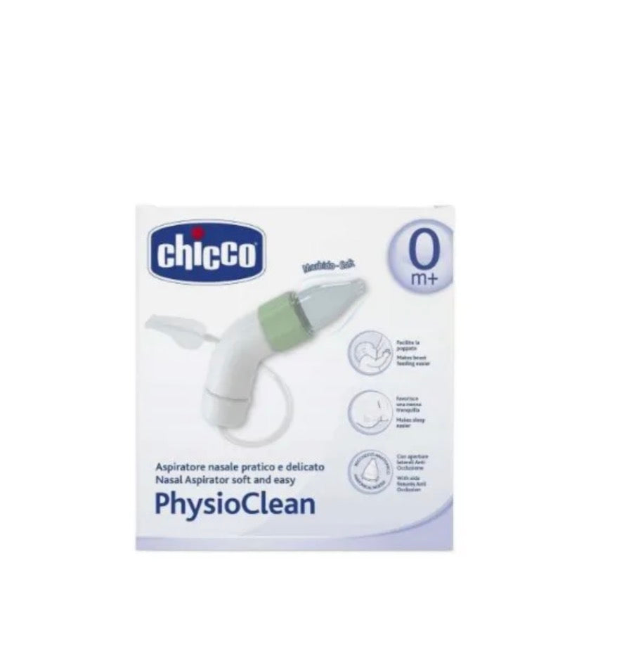 Chicco PhysioClean – Aspiratore Nasale Pratico e Delicato (0m+)