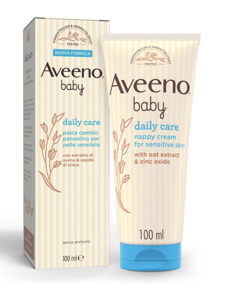 Aveeno Baby Daily Care – Pasta Cambio Pelle Sensibile con Avena e Zinco 100ml