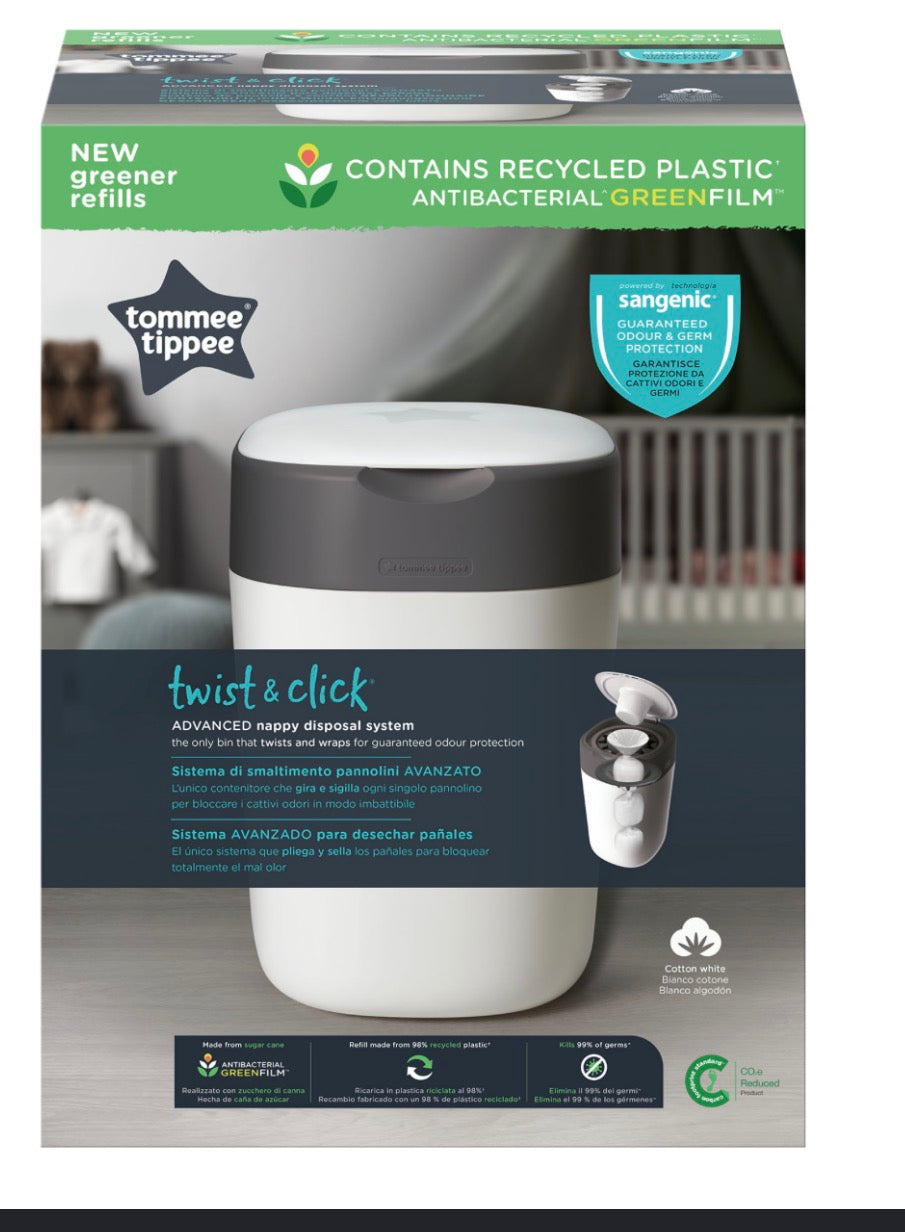 Tommee Tippee Sangenic Twist & Click Contenitore Pannolini