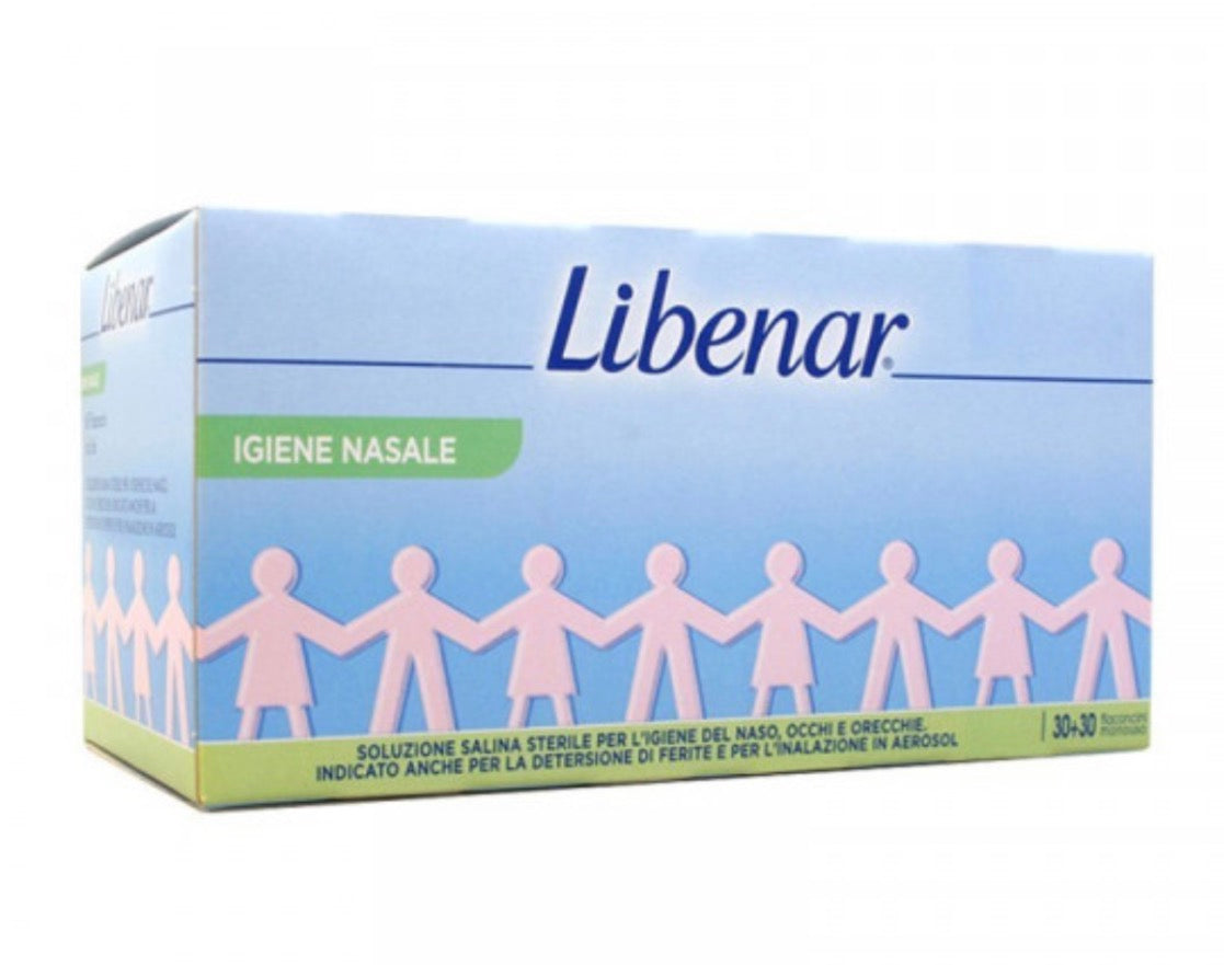 Libenar Igiene Nasale – Soluzione Salina Sterile 30+30 Fiale