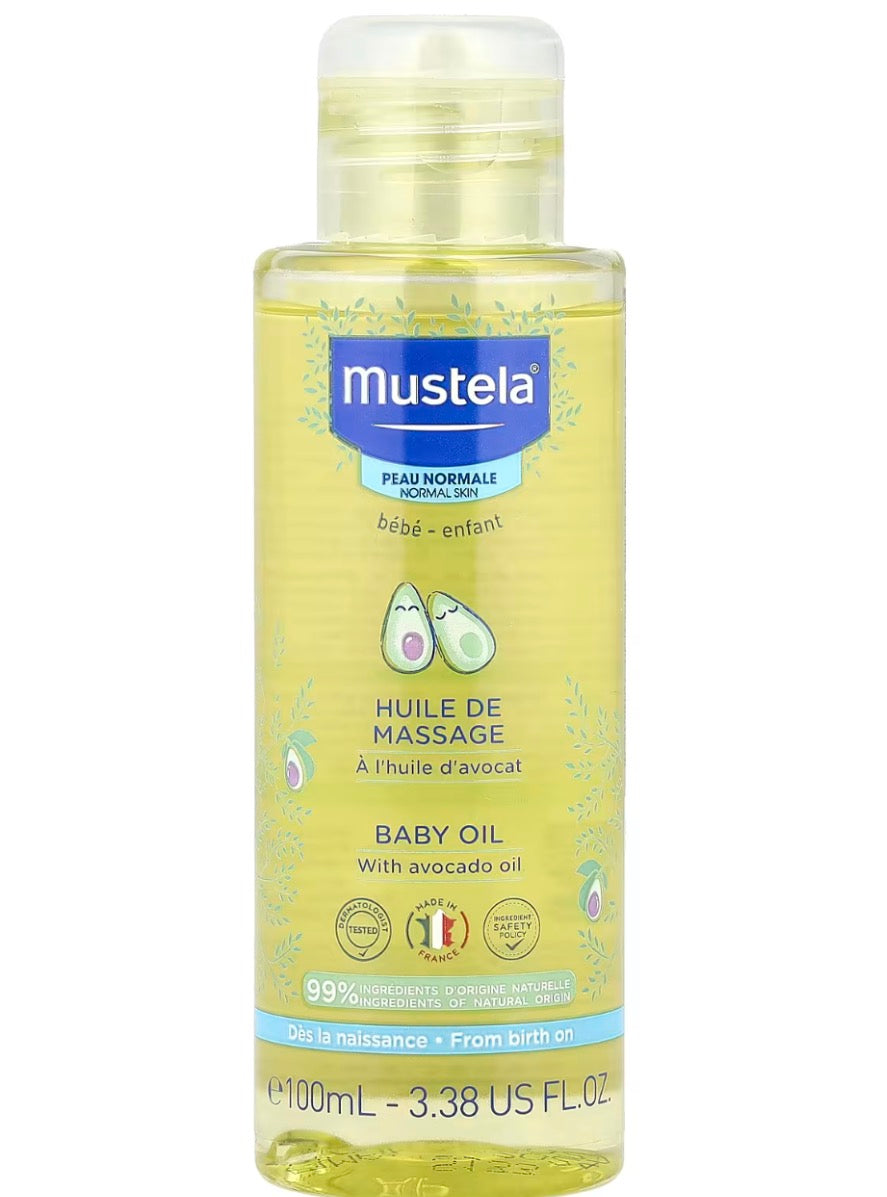 Mustela Baby Oil – Olio Massaggio con Avocado Bio 100ml