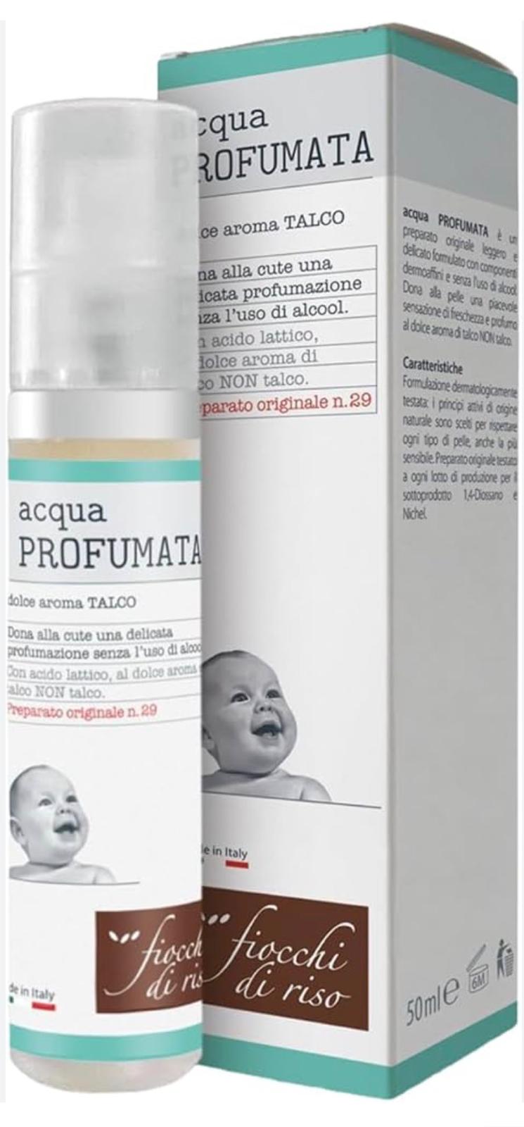 Fiocchi di Riso Acqua Profumata – Dolce Aroma Talco 50ml
