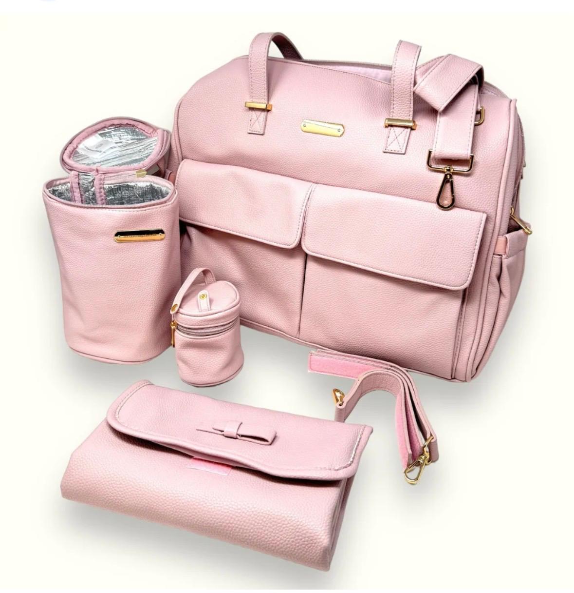 Borsa Pannolini Multifunzione Rosa