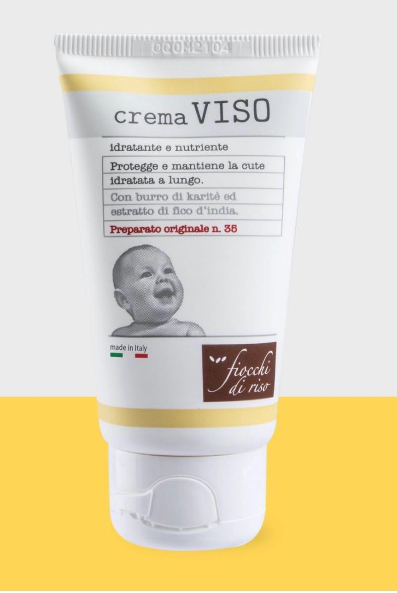 Fiocchi di Riso Crema Viso – Idratante e Nutriente con Burro di Karité e Fico d’India